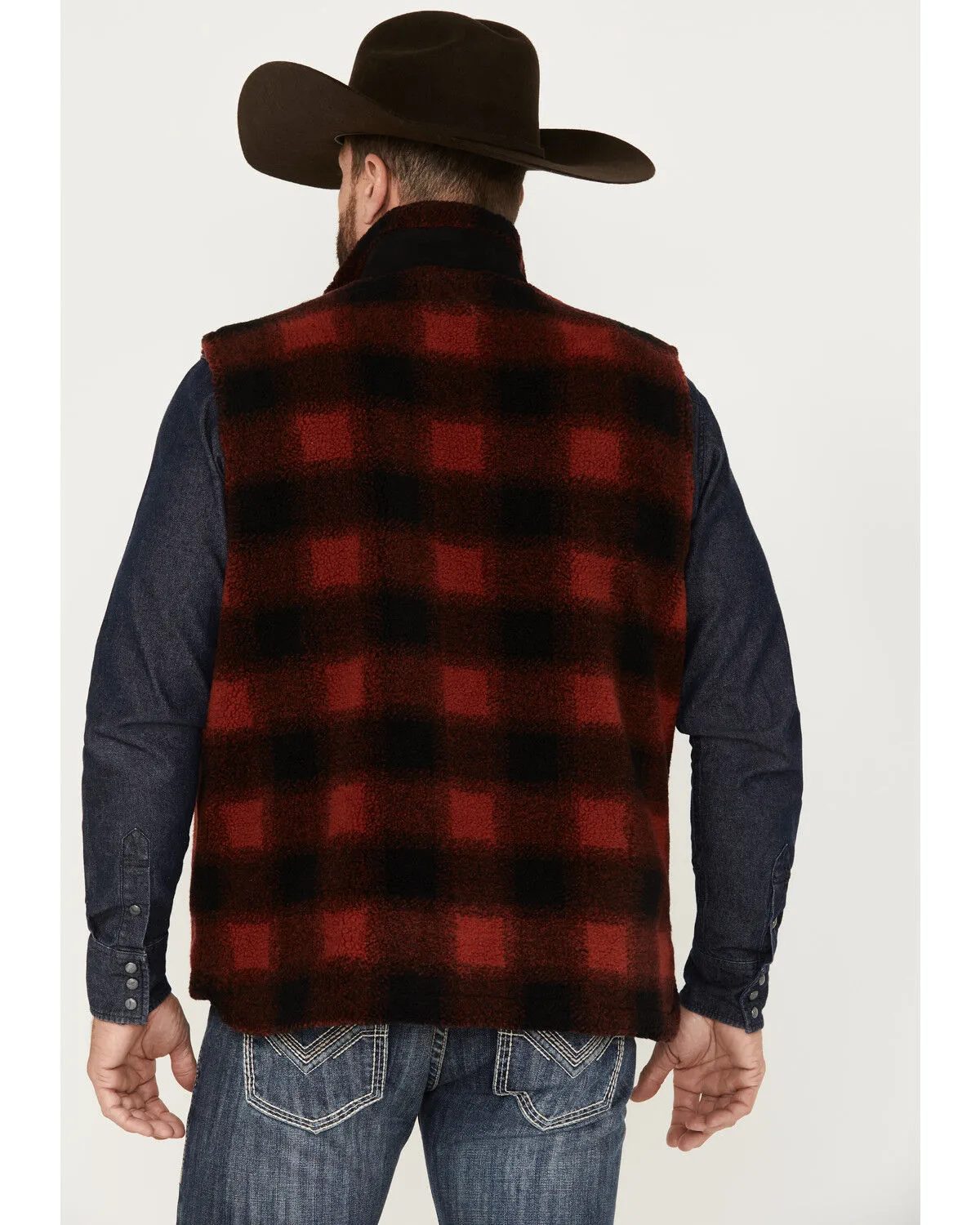 Product Name:  Pendleton Men's Ridgeline Buffalo Checker Fleece Vest