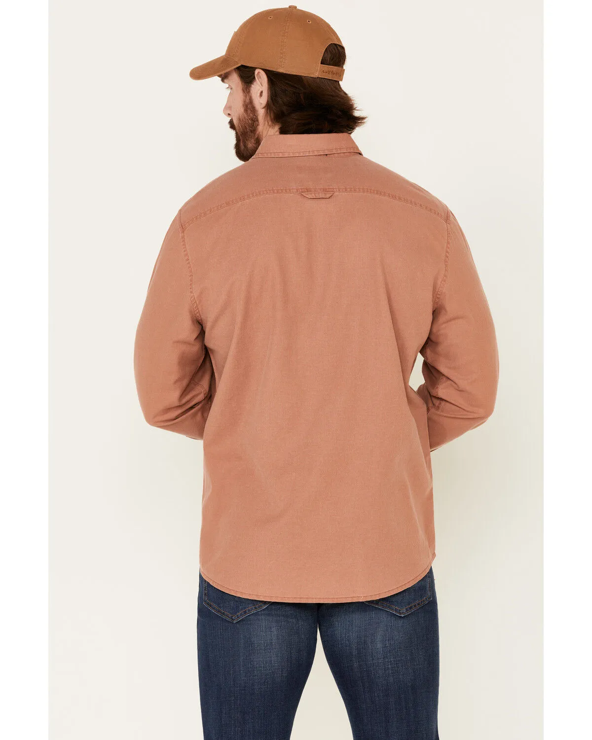 Product Name:  Pendleton Men's Rust Beach Shack Solid Long Sleeve Western Shirt