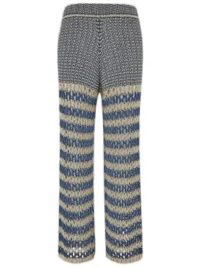 REDValentino Crocheted Knitted Pants