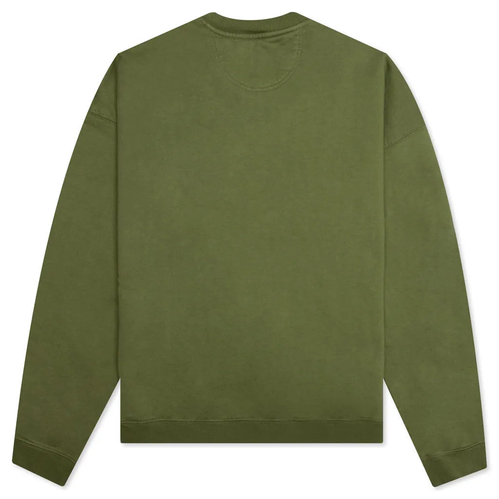 Relaxed Oversized Crew - Green