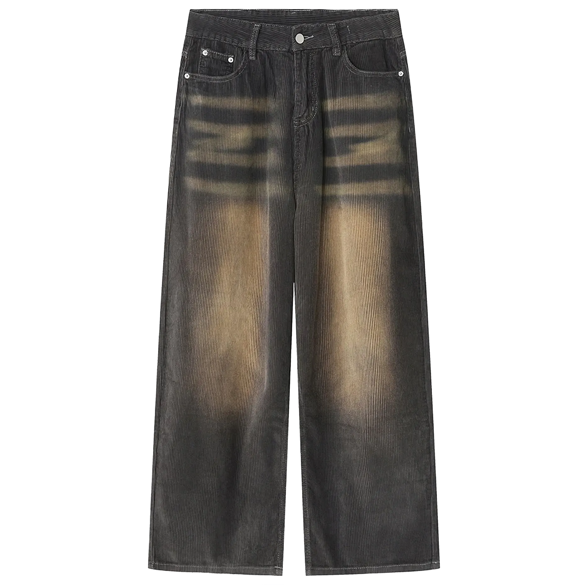 Retro Wash Baggy Corduroy Pants