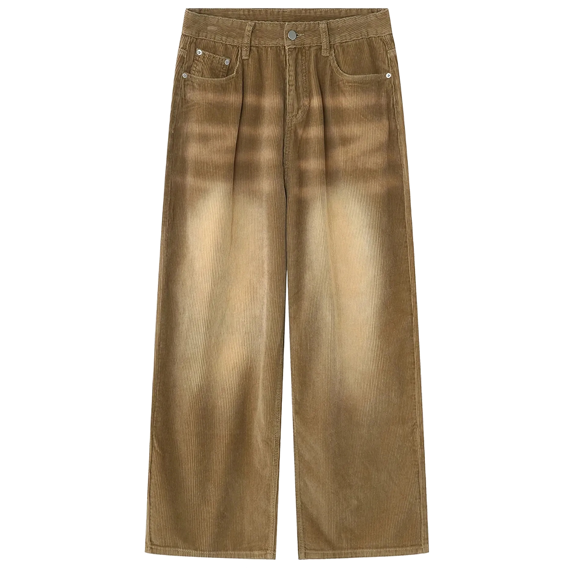 Retro Wash Baggy Corduroy Pants