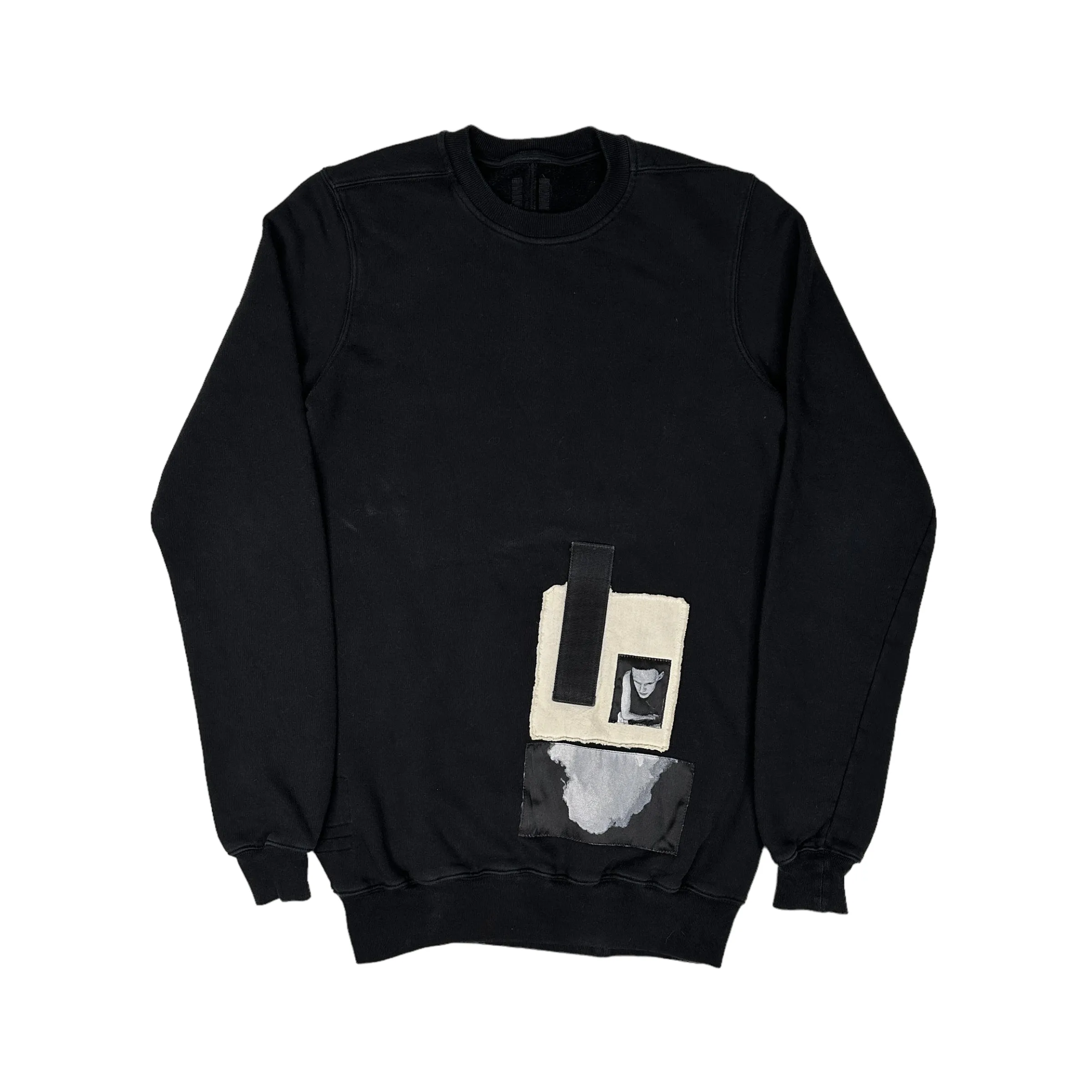 RICK OWENS DRKSHDW AW16 CREWNECK - BLACK