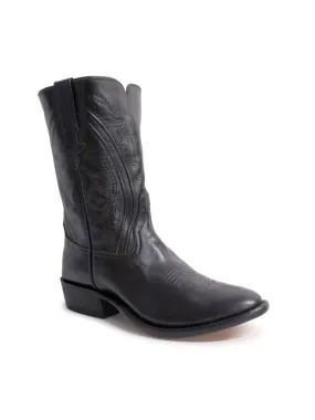 Rios Of Mercedes Mens Black Glazed Buffalo Calf Boots