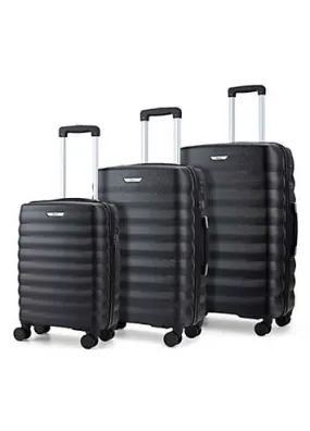 Rock Luggage Berlin Set of 3 8 Wheel Hardshell Suitcases | Kaleidoscope