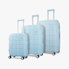 Rock Pixel 3 Piece Set 8 Wheel Hardshell Expandable Suitcases | Kaleidoscope