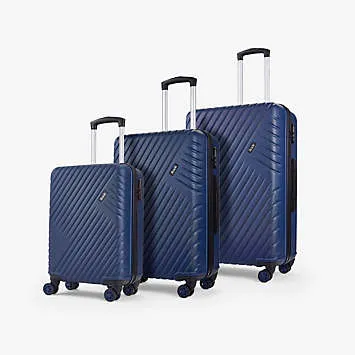 Rock Santiago 3 Piece Set Hardshell Suitcases | Kaleidoscope