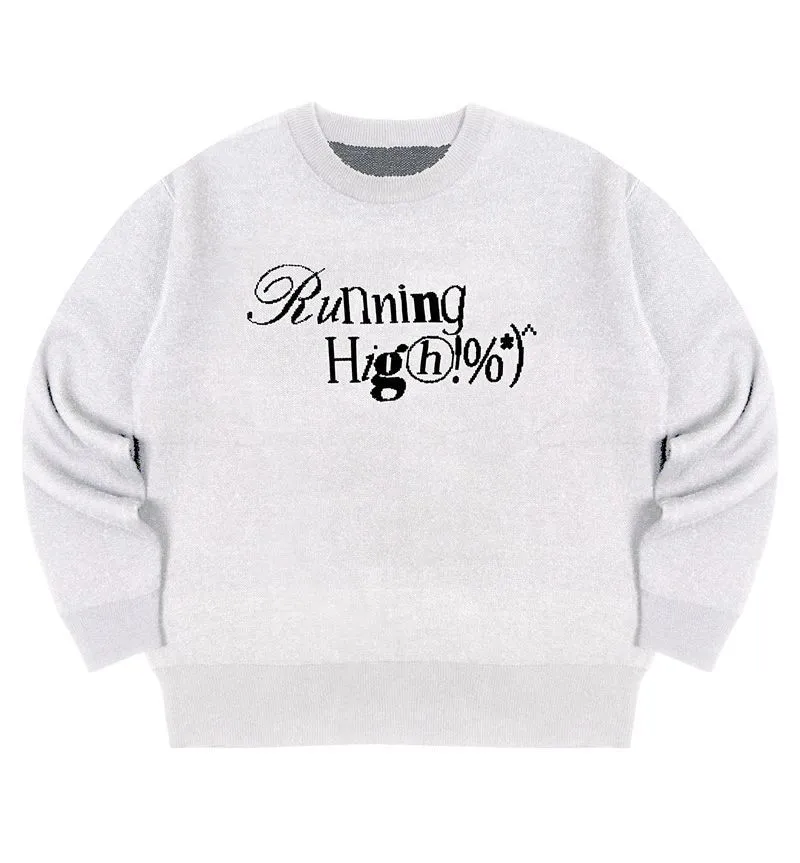 runningHIGH  |Casual Style Street Style Long Sleeves Plain Logo