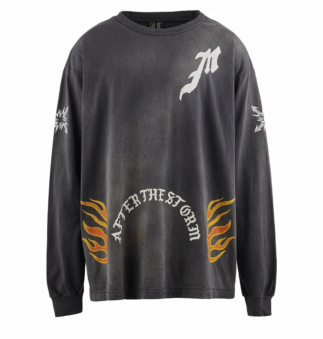 Saint Mxxxxxx  |Unisex Street Style Long Sleeves Long Sleeve T-shirt