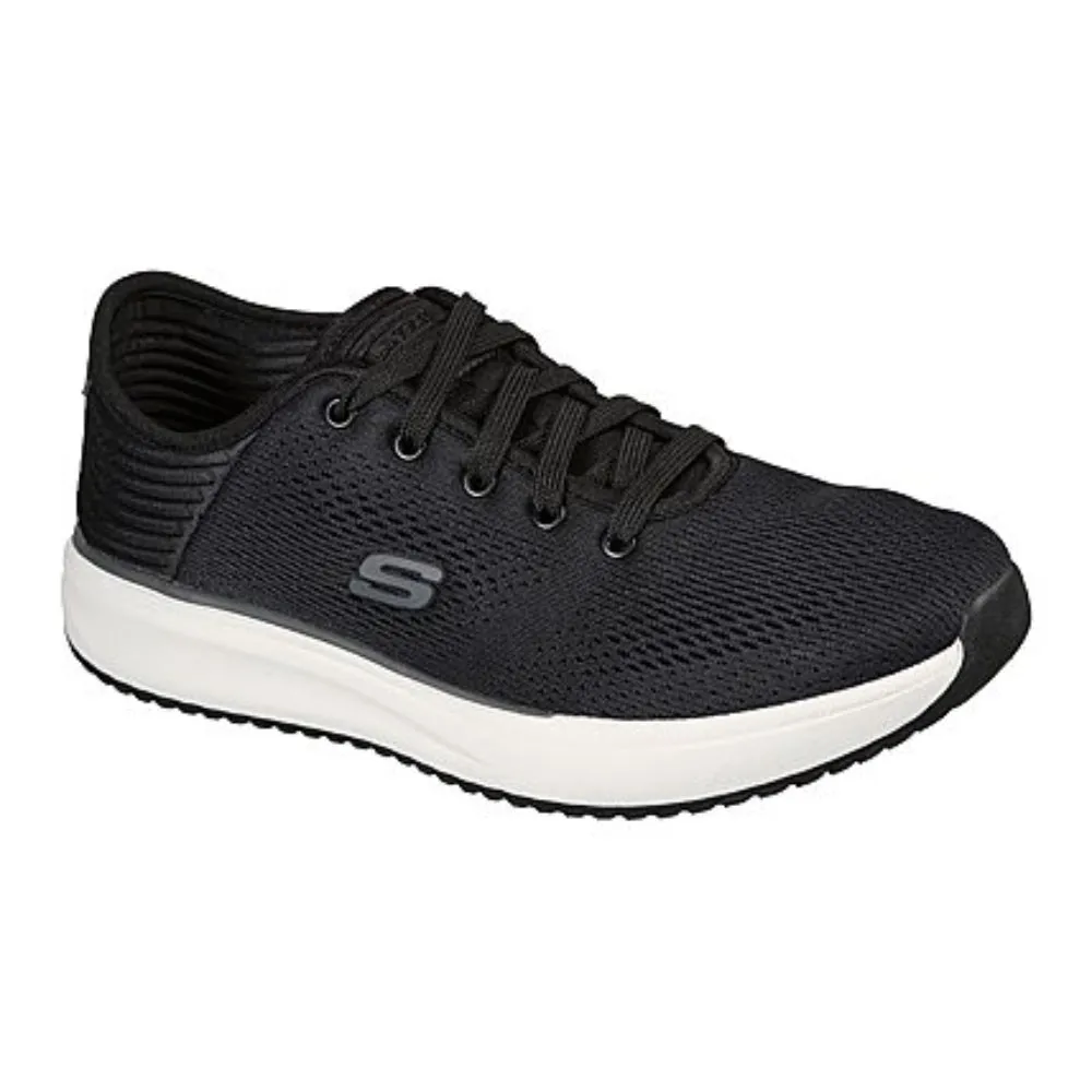 SKECHERS Men's Crowder Freewell Running Shoe (Black)