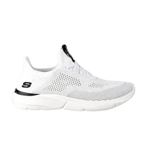 SKECHERS Men's Ingram Brexie Running Shoe (White/Black)