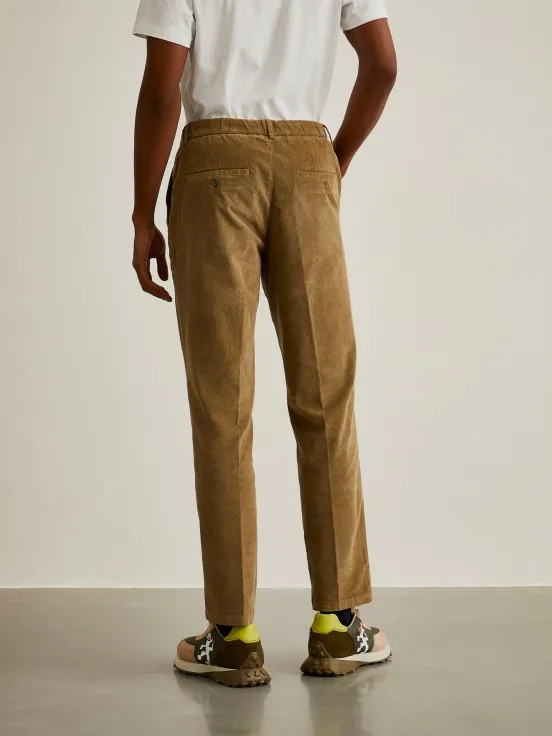 Slim fit corduroy pants