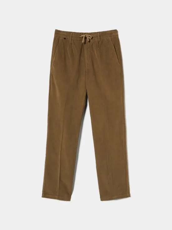 Slim fit corduroy pants