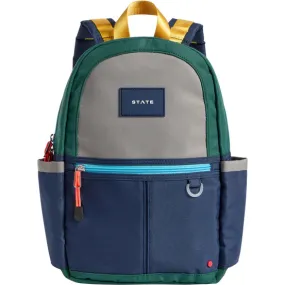 STATE Kane Mini Backpack, Green/Navy