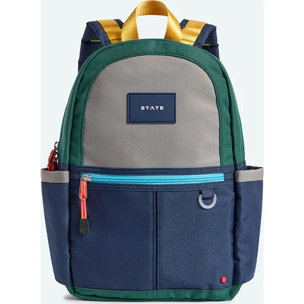 STATE Kane Mini Backpack, Green/Navy