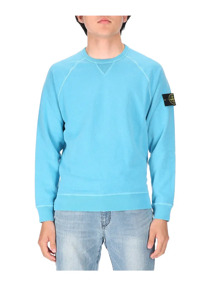 STONE ISLAND  |Crew Neck Street Style Long Sleeves Plain Cotton