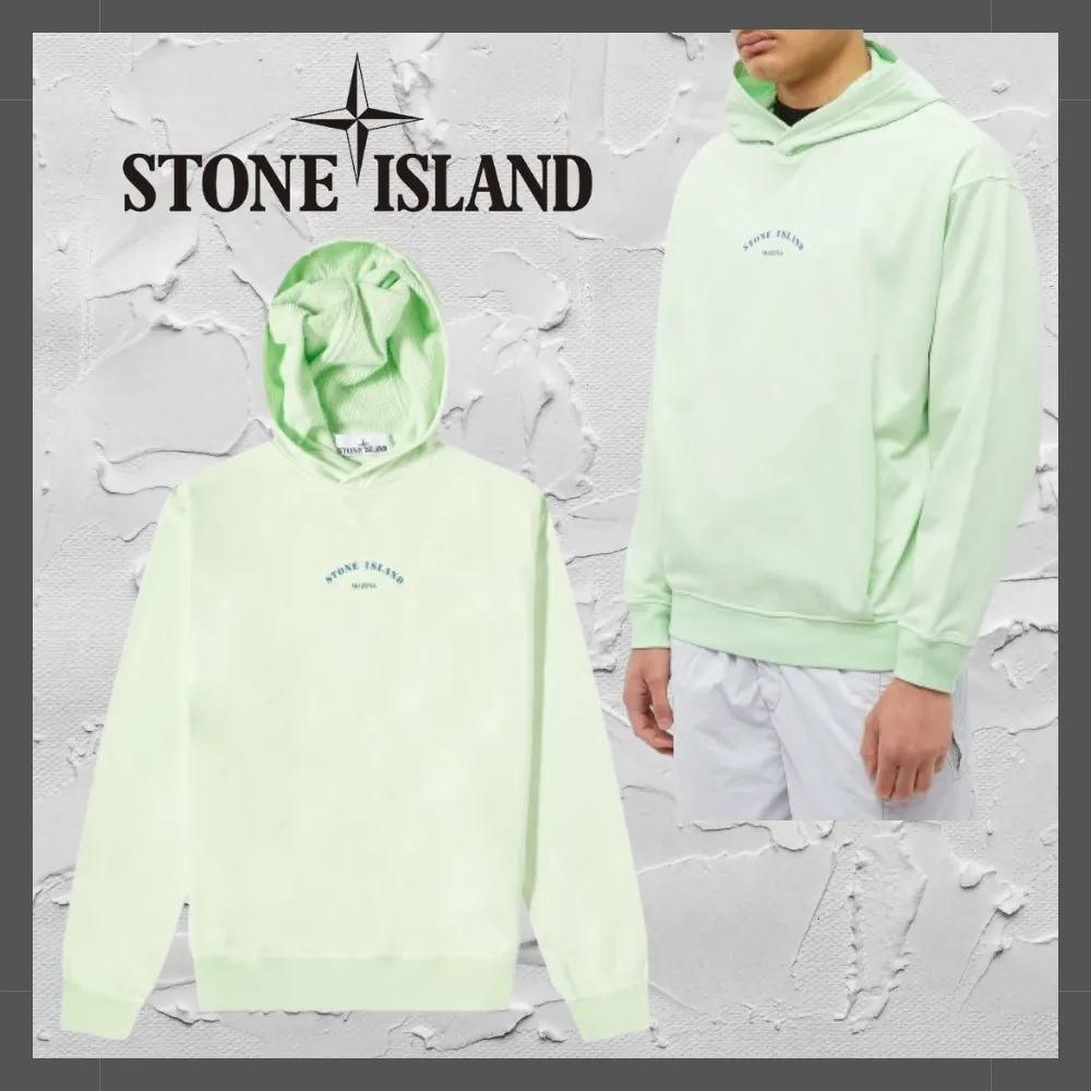 STONE ISLAND  |Pullovers Nylon Street Style Long Sleeves Cotton Logo