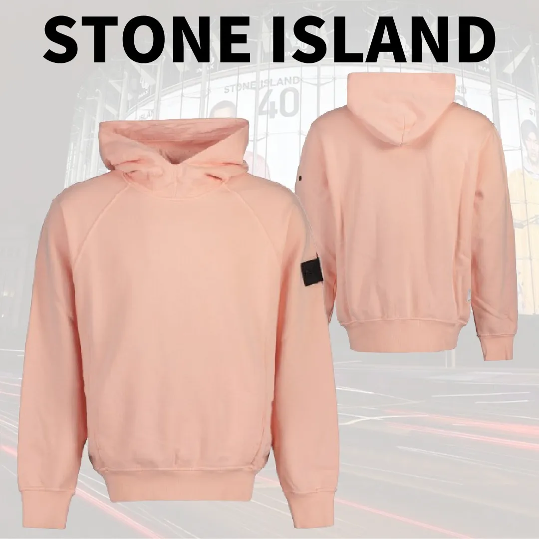 STONE ISLAND  |Pullovers Street Style Long Sleeves Plain Cotton