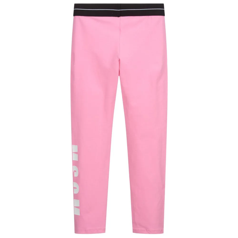 Teen Pink Logo Leggings