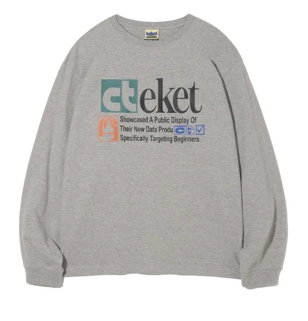 teket  |Unisex Street Style Long Sleeves Cotton Long Sleeve T-shirt