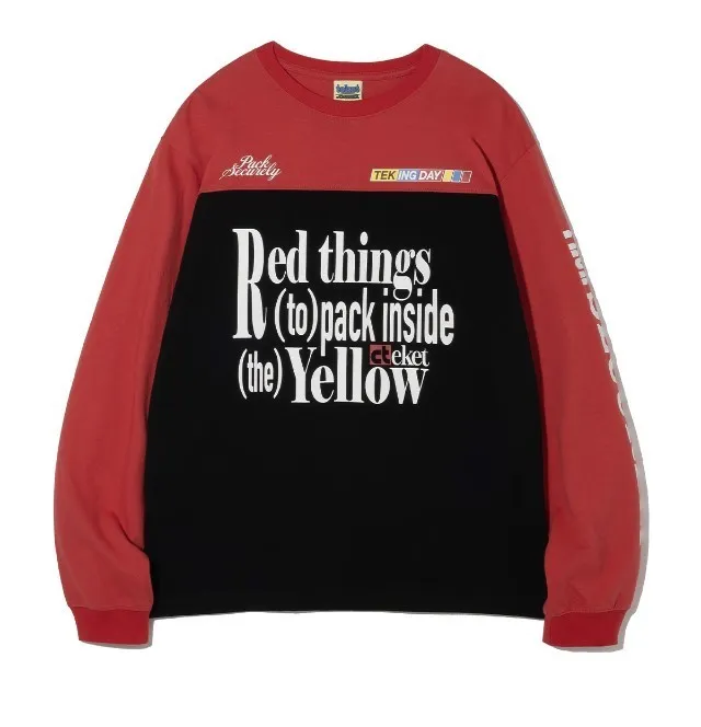 teket  |Unisex Street Style Long Sleeves Long Sleeve T-shirt Logo