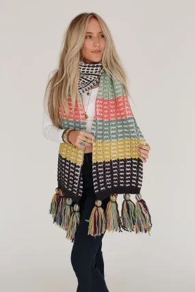 Think Of You Chunky Scarf - Black