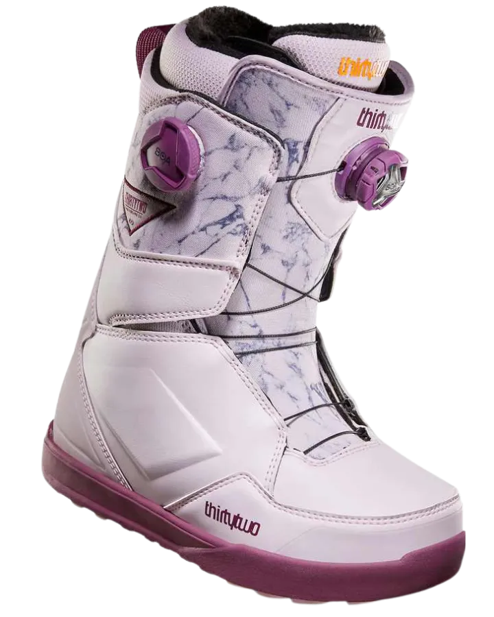 Thirtytwo Lashed Double Boa Womens Snowboard Boots - Lavender - 2023