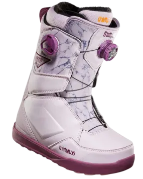 Thirtytwo Lashed Double Boa Womens Snowboard Boots - Lavender - 2023