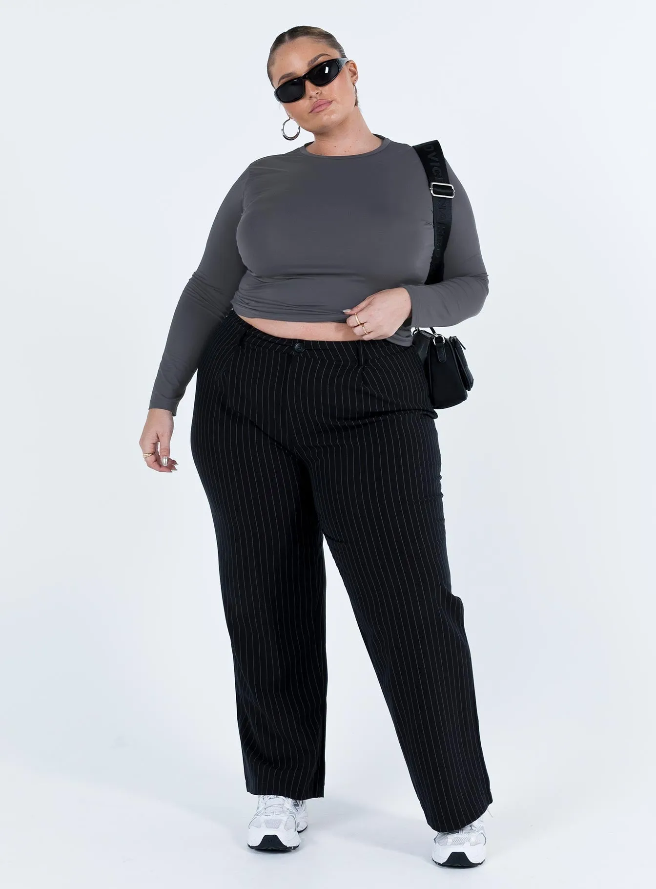 Titius Pants Black Curve