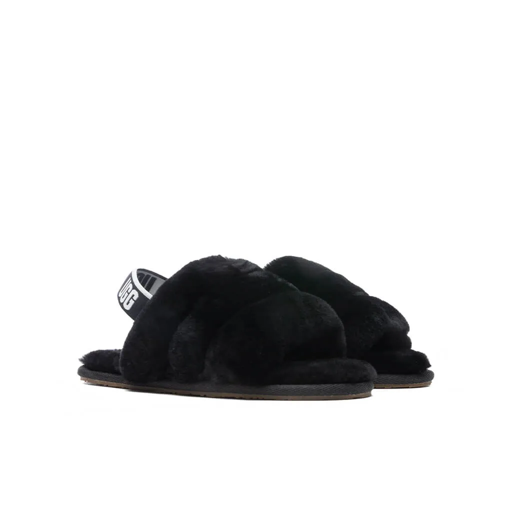 Toddlers Fluff Yeah Slide - Black