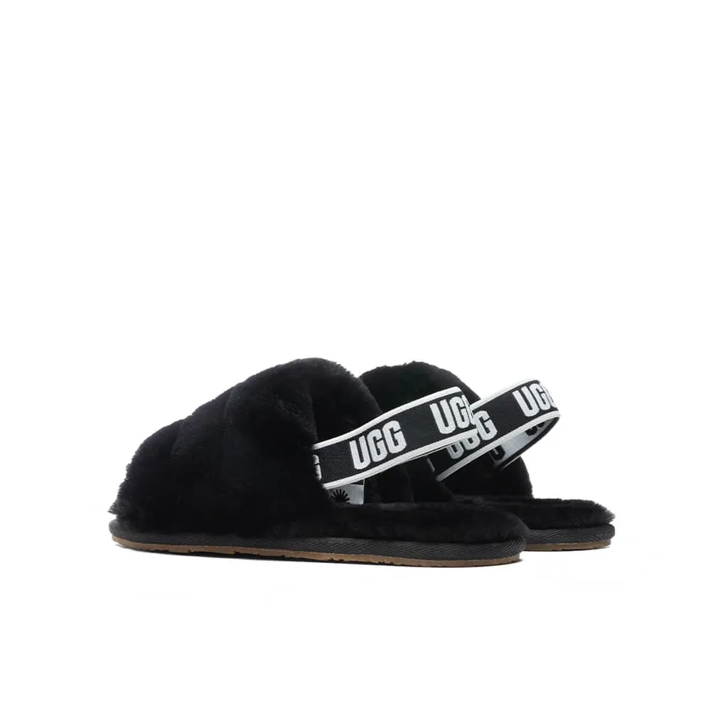 Toddlers Fluff Yeah Slide - Black