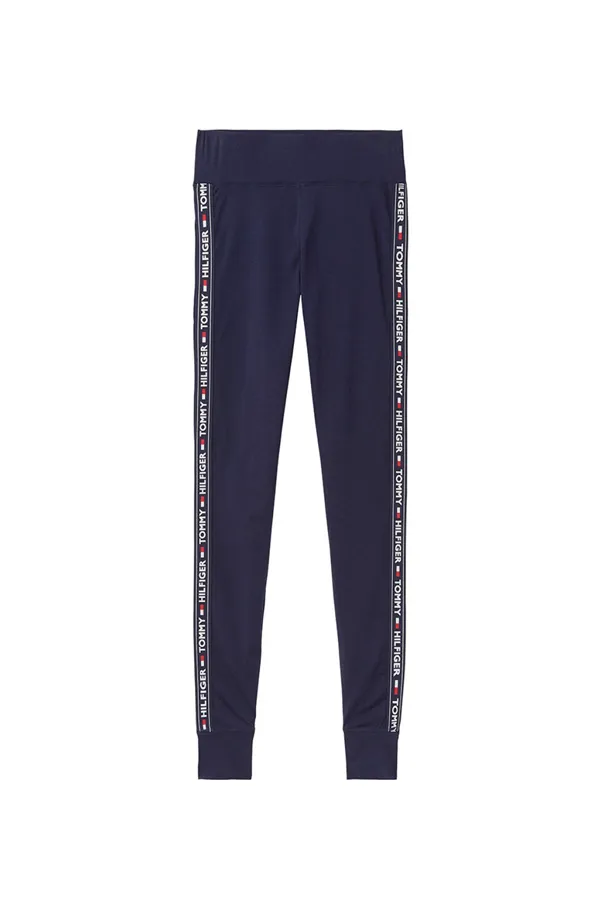 Tommy Hilfiger Women Leggings Side Logo Navy