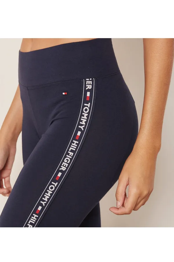 Tommy Hilfiger Women Leggings Side Logo Navy