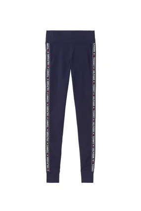 Tommy Hilfiger Women Leggings Side Logo Navy