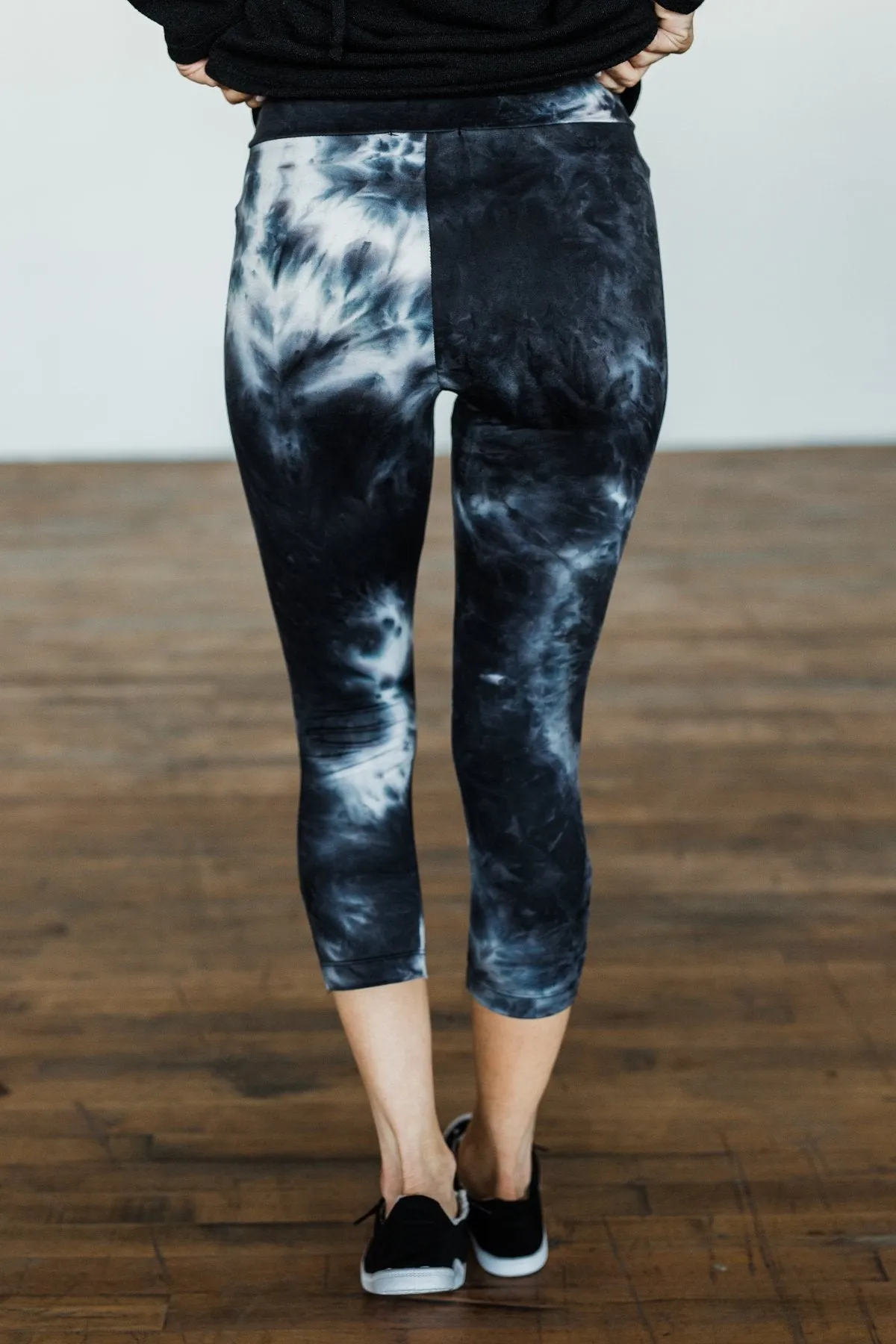 Travel Around Tie Dye Leggings- Black, Dark Navy, & Grey