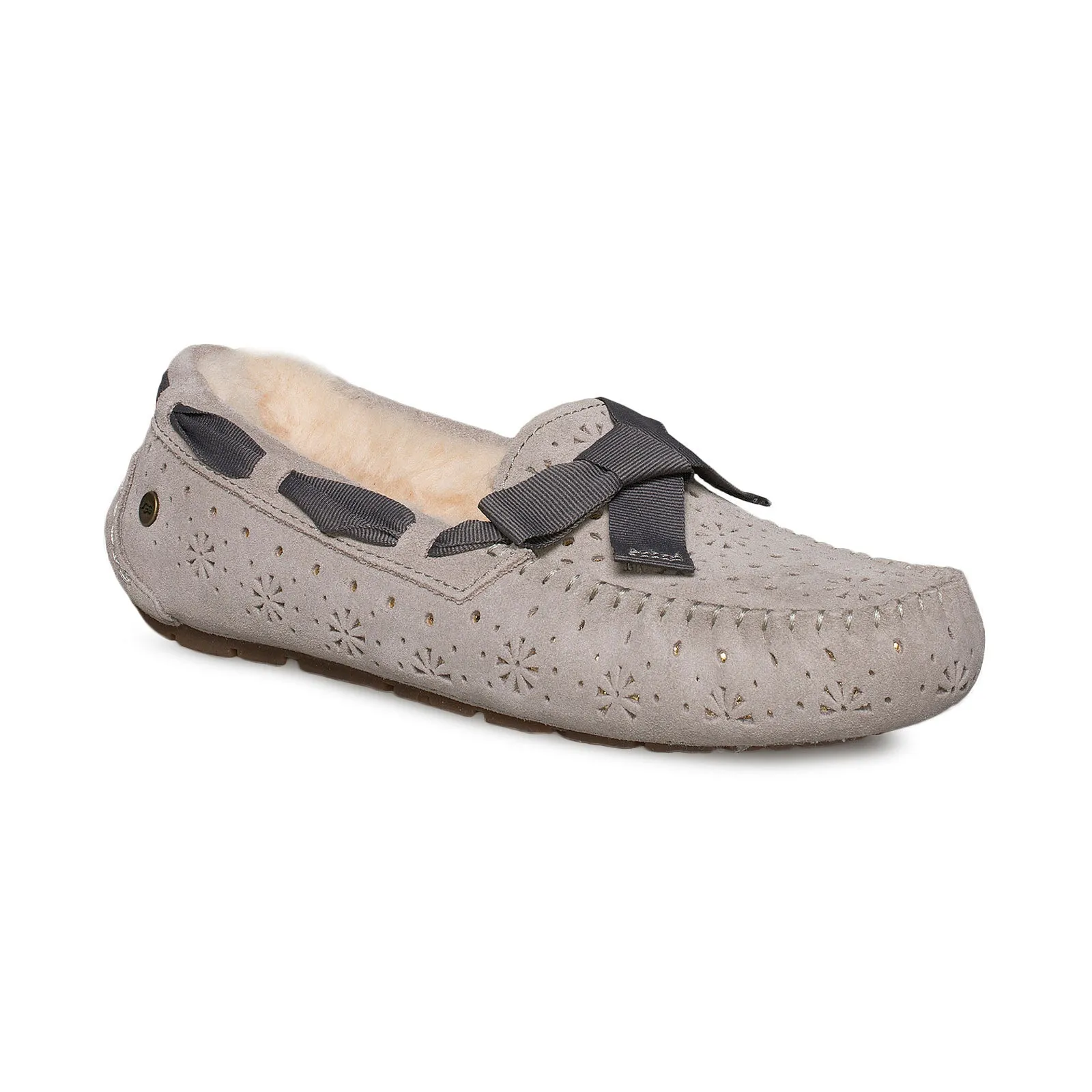 UGG Dakota Sunshine Perf Oyster Slippers - Women's