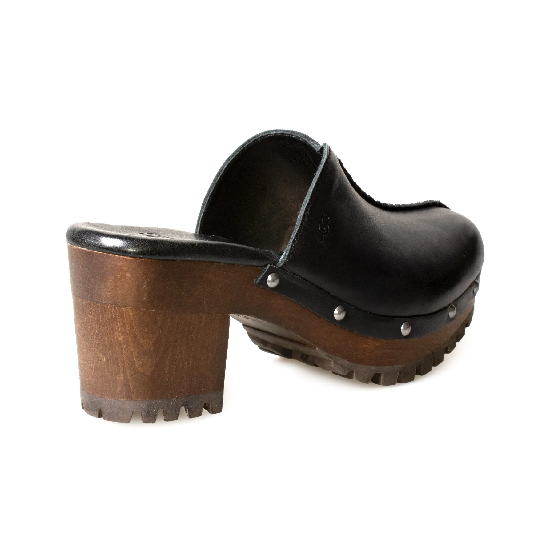 UGG Judi Black Clogs - Women's