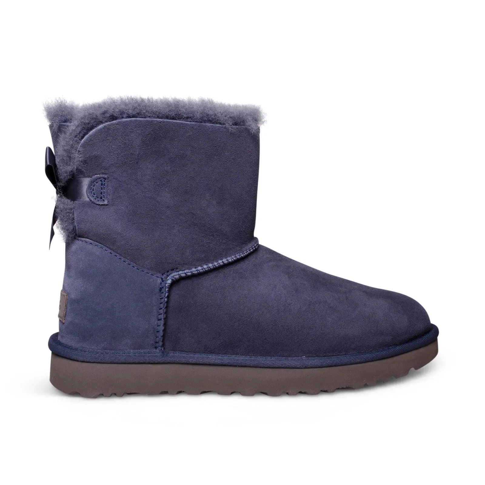 UGG MIni Bailey Bow II Eve Blue Boots - Women's