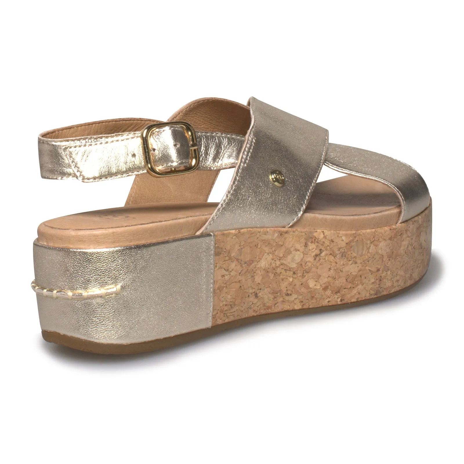 UGG Shoshana Gold Sandals - Women's