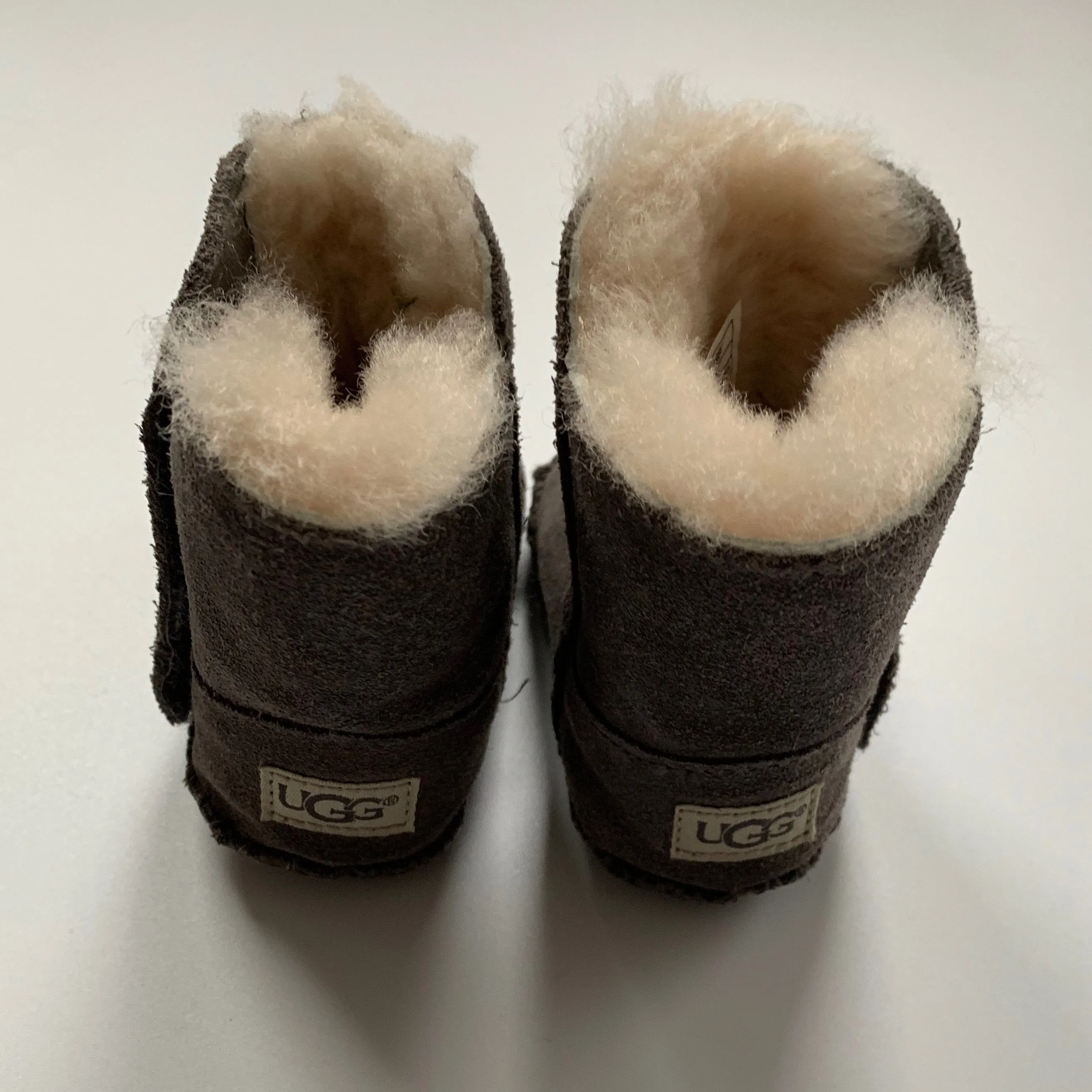 Ugg Taupe Shearling Booties: 0 - 3 Months