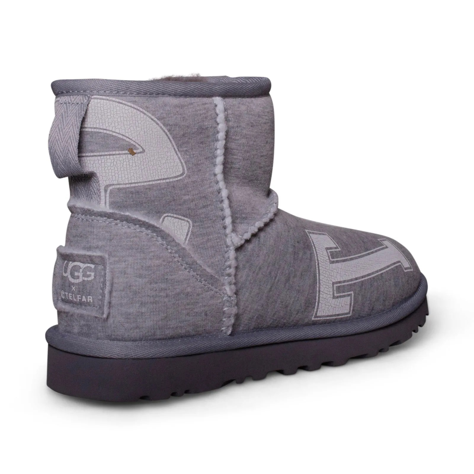 UGG X Telfar Fleece Mini Heather Grey Boots - Men's