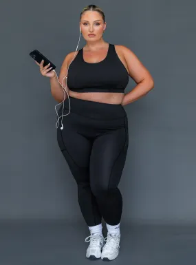 Unstoppable Activewear 7/8 Leggings Black Curve