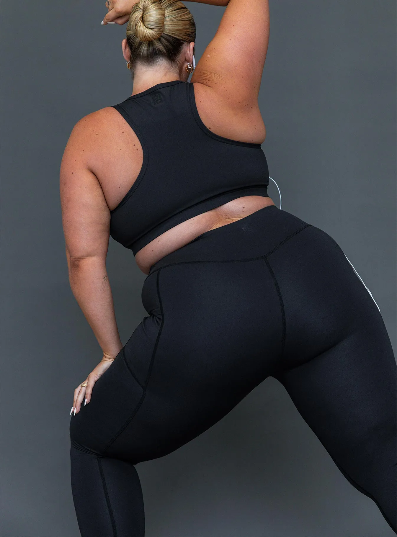 Unstoppable Activewear 7/8 Leggings Black Curve