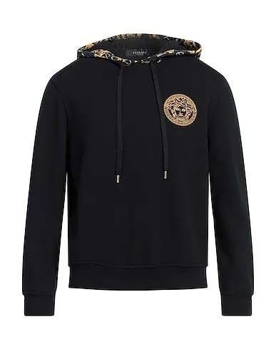 VERSACE  |Unisex Street Style Long Sleeves Plain Cotton Logo Luxury