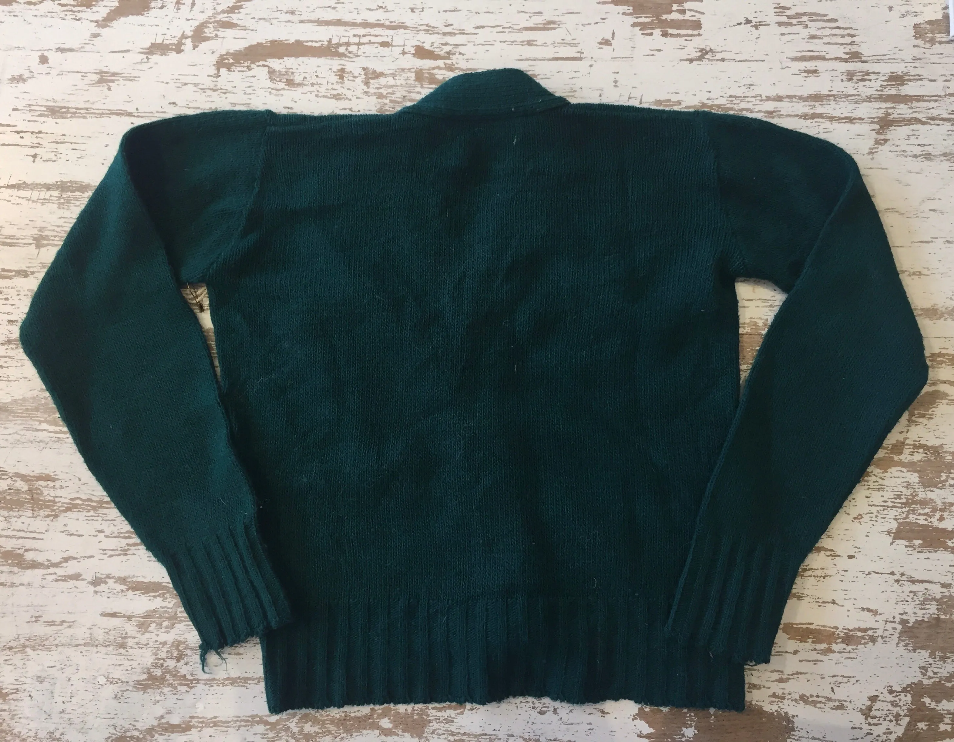 Vintage Children’s Green Cardigan