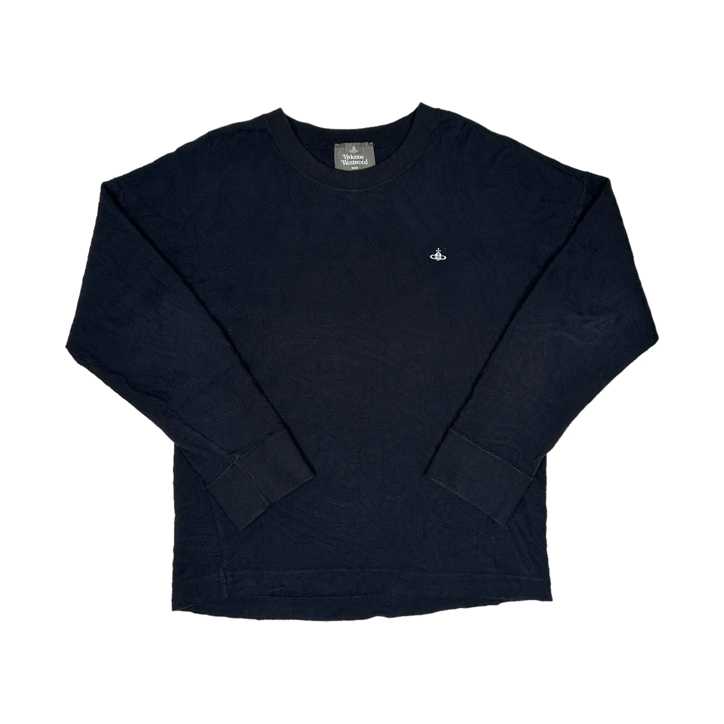 VIVIENNE WESTWOOD MAN ORB CREWNECK - BLACK