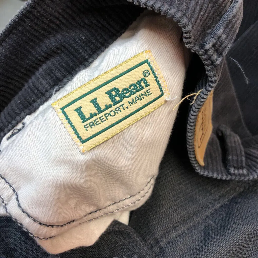 VNTG LL BEAN BLUE CORDUROY PANTS SIZE 12 TCC