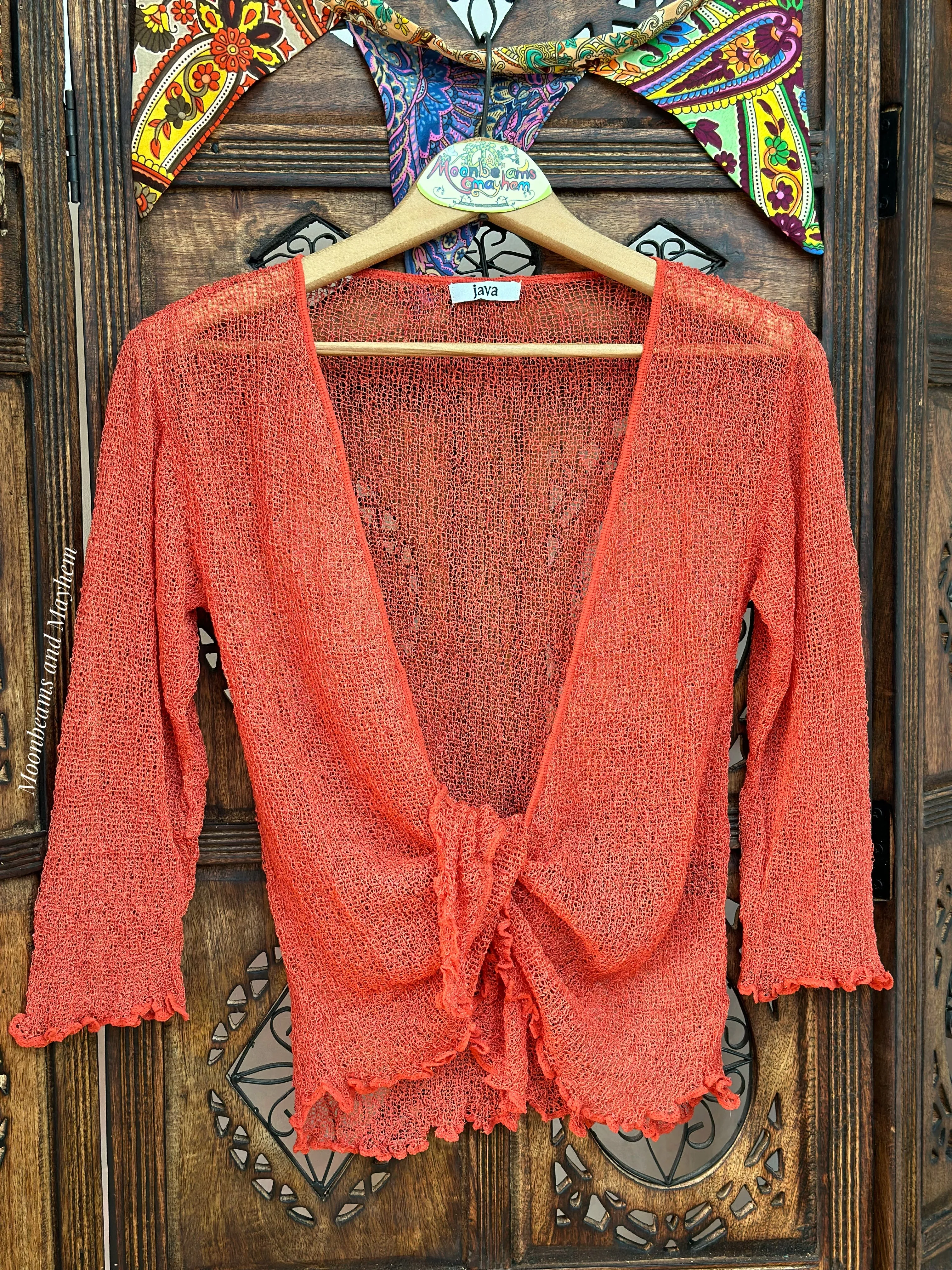 WARM SPICE SHRUG / CARDIGAN