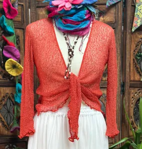 WARM SPICE SHRUG / CARDIGAN