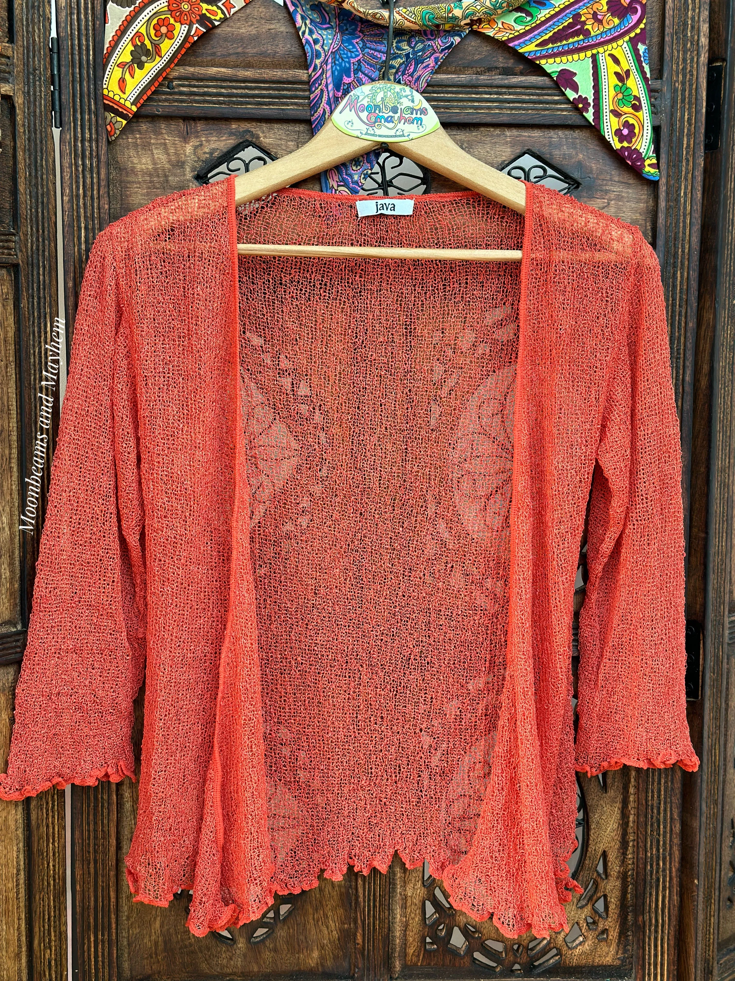 WARM SPICE SHRUG / CARDIGAN